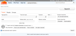 Soundcloud Track advanced search Soundcloud Track advanced search